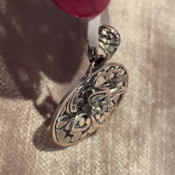 BUTTERFLY Pendant 925 Sterling Silver Scroll Design NWTS - Picture 6 of 8